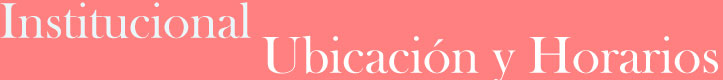 header ubicacion y horarios